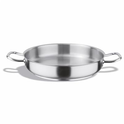 Pujadas P205.028 Inox-Pro Paella Pan Without Lid, 3.70 L Capacity, 28 cm Diameter, 6.0 cm Height