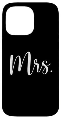 Mrs. Just Married Promoted To Mr and Mrs Wedding Case for iPhone 14 Pro Max