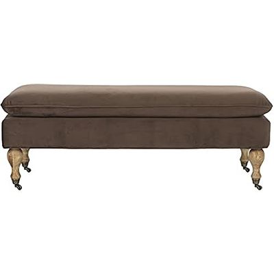 Safavieh Elsa kussen top bank 131x52x48.51 cm Chocolade