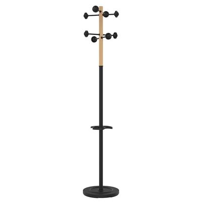 Portemanteau Accueil modèle bois noir/hêtre