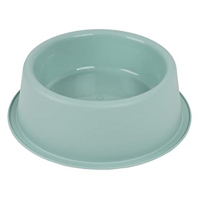 Cofan Mangiatoia per animali domestici | in colore grigio chiaro o verde acqua | Misure: 24,5 x 7,5 cm (verde acqua)