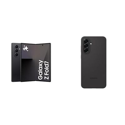 Samsung Galaxy Z Fold7 AI Phone and Watch 8, Thin and Light Foldable Design, Large Screen, 200MP Camera, 1TB Storage, 16GB Ram, Jet Black, 3 Year Extended Warranty (UK Version)