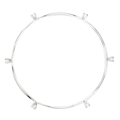 creative cables Cirkelkooi – structuur voor kroonluchters – M – Ø 60 cm, transparant