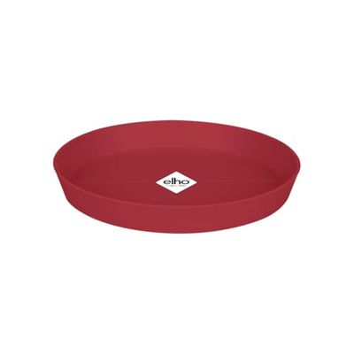 elho Loft Urban Saucer Round 28 - Rojo - Exterioraccesorios - Ø 27.6 x A 3.6 cm