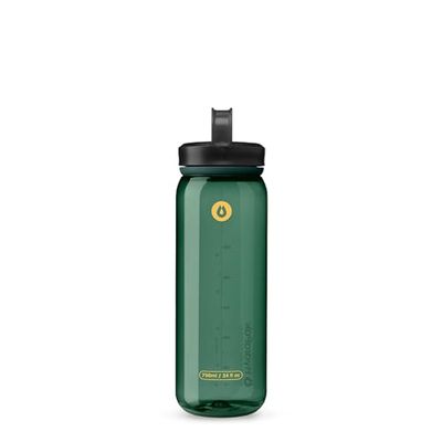 Hydrapak RECON - Borraccia d'Acqua in Plastica Riciclata al 50%, Eco-Friendly e Senza BPA, Tappo a Vite a Flusso Regolare, Facile da Trasportare (750 ml, verde)