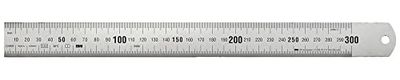 BMI Règle en acier inoxydable - Longueur : 600 mm