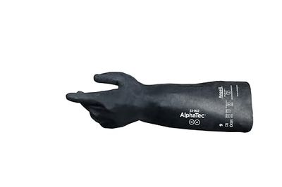 Ansell AlphaTec 53-002 Guanti di sicurezza da lavoro, Protezione meccanica, taglia 9 (L), Nero (1 Paio)