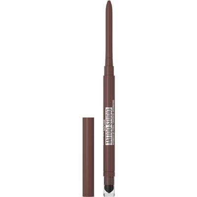 Maybelline New York Matita Occhi in Gel Sfumabile, Effetto Smokey Eyes, Tenuta Fino a 36H, Formula Waterproof a Prova di Sbavature, Tattoo Liner Automatic Gel Pencil, Tonalità: Brown Haze