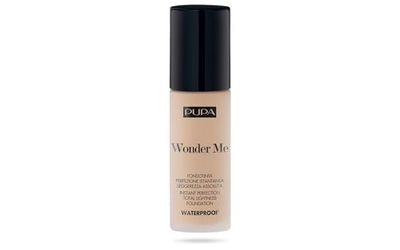 Pupa Wonder Me Liquid Waterproof Foundation (020 Light Beige Warm) - Primer for Instant Perfection and Absolute Lightness, Long Lasting, Water and Moisture Resistant - Format 30