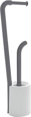Gedy Wendy Foot Column, Resin, White and Grey, 16 x 20.4 x 69.80 cm