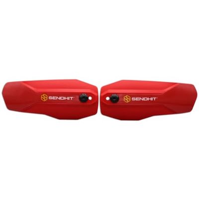 Send-hit CP.Par.Nock V2 Handguards Red Accesorios para Manillar, Sport, Multicolor (Multicolor), Talla Única
