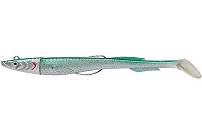 Berkley PowerBait Power Sardine, Fishing Hook, Soft Lures, Sea Fishing, Saltwater Soft Bait Minnow Paddle Tail Lure for Bass, Seabass, Pollack, Cod, Eel, Ling and Wrasse, Real Mackerel, 10g | 9cm