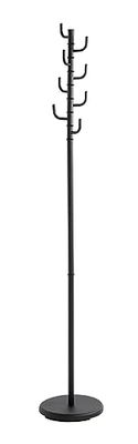 HAKU Möbel Perchero negro, metal, metal - Dim.: AL 170 cm x diámetro 29 cm, Estilo: Moderno