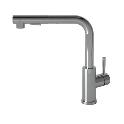 CATA CSE Rubinetto Monocomando Alto Altezza 29,4 cm Cartuccia Ceramica Apertura a Freddo Aeratore Anticalcare con Riduttore di Portata a 5,7l/min Materiale Ottone Finitura Cromata
