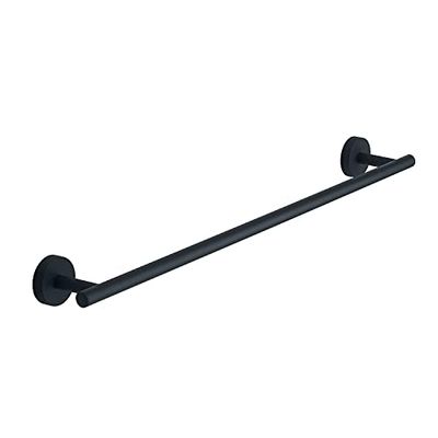 Gedy TOALLERO Eros, Acero Inoxidable, Negro Mate, 60cm