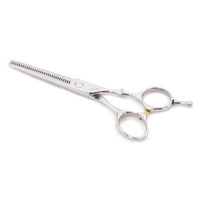 Termix CK23T Ciseaux Professionnels pour Déblayage 5,5", 32 Dents en V, Lames Concaves, Alliage d'Acier Inoxydable, Poignée Ergonomique Décalée, Coupe 25-30% du Volume