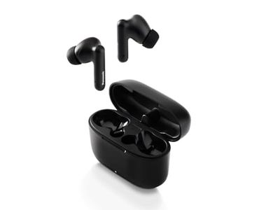 Panasonic RZ-B110WDE-K Auriculares Inalámbricos, 5.3 Bluetooth, Cómodos Auriculares Internos, Auriculares Con Micrófono Integrado, XBS, Hasta 26 Horas de Reproducción, Negro