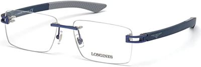 Longines Gafas LG 5006 -H 090 Sniny Transp. Azul, goma azul y gris