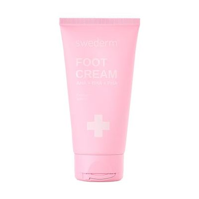 swederm Foot Cream Crème hydratante pour les pieds avec acides vitamine E Exfoliante Hydratante Régénère les peaux sèches Lisse les callosités 75 ml