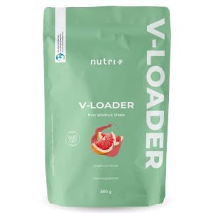 Recovery Drink Post Workout Shake - V-Loader Integratore Post Allenamento Vegano - 800 g Pompelmo - Proteine in Polvere - BCAA - Creatina Monoidrato - L-Glutammina