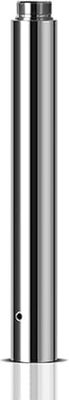 SereneLife SLDP10N Tube d'extension de Pole de Danse Professionnel avec Connexion Lisse 25,4 cm Mixte, Argent, Een Maat