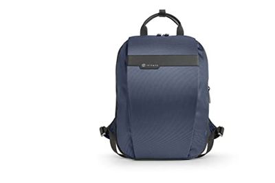 Sac à dos ovale à coque JOB en tissu technique, 29 x 13 x 3 cm, 9237JBL (Bleu)