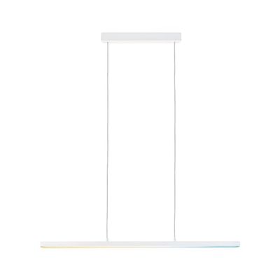 Paulmann 79903 LED pendant luminaire Lento Smart Home Bluetooth incl. 1x43W Dimmable Tunable White White Aluminium, Plastic Ceiling luminaire 2700K