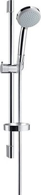 Hansgrohe 27776000 Doccia Croma 100 Vario EcoSmart/Unica'C, Argento, Cromo, 0.65 m set