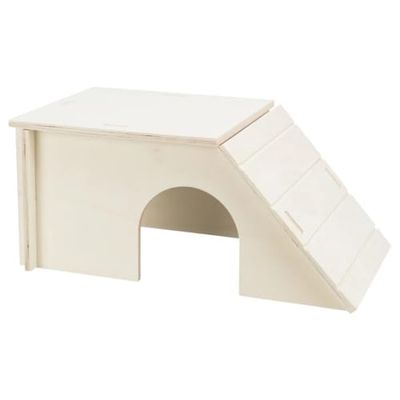 TRIXIE 'Casa per piccoli animali senza staffe e chiodi per coniglio casa Bent, sistema a incastro, coniglio, 51 × 24 × 33 cm - 61243