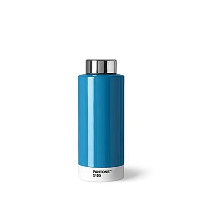 PANTONE Waterfles, dubbelwandig roestvrij staal met thermische functie, lekvrij, 500 ml, Blue 2150