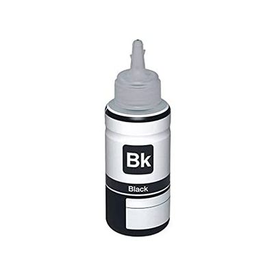 Bouteille d'encre noire pour imprimantes Ecotank, haute capacité, technologie d'impression efficace, idéale pour imprimer des documents et des graphiques.