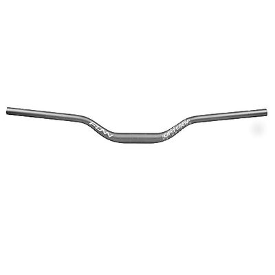 Funn Upturn Högt Mountainbike-styre med styrfäste 31,8mm och bredd 785mm, hållbart och lättviktslegerat upphöjt styre för MTB och BMX, 55mm höjning av MTB-styre (Grå)
