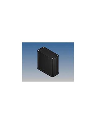 Aluminium behuizing - zwart - 110 x 105,9 x 45,8 mm