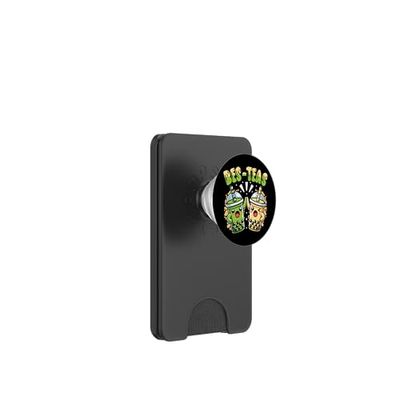Gli appassionati di tè alle bolle di Bes-Teas, amanti del tè alle bolle PopSockets PopWallet per MagSafe