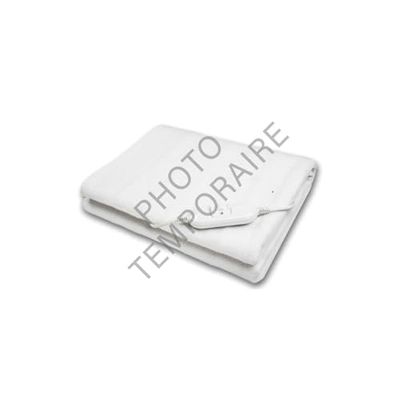 SENSLY, TX9125,Surmatelas Chauffant 150x80 cm, Blanc, 3 Intensités de Chaleur Réglables (35/45/55°C), Chauffe Rapide, Protection Surchauffe, Arrêt Automatique 3h, Contrôleur Détachable