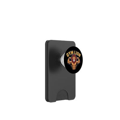 Gym Lion Signification Gym Lion Costume Haltérophilie Gym Lion PopSockets PopWallet pour MagSafe