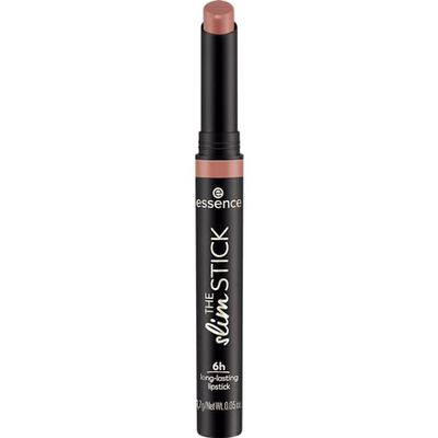 essence The Slim Stick n. 102 - Rossetto, colore beige nude, lunga durata, nutriente, effetto immediato, colori intensi, opaco, vegano, senza profumo, senza alcool, senza parabeni, 1 confezione da 1,7