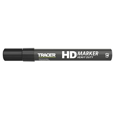 Tracer Heavy Duty Construction Marker (1-3mm Bullet Point General-Purpose Marker ideal for construction sites) – Black