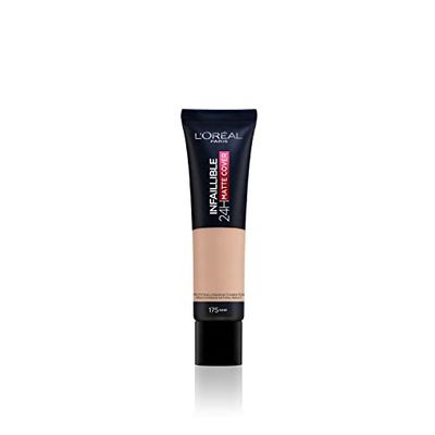 L'Oreal Paris Infallible 24H Matte Cover, Color Shade 175, 30 ml (Paquete de 1)