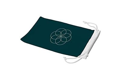 Bonamaison Imprimé Numériquement Lunettes Étui avec Cordon de Serrage, 100% Coton, Sac Lunettes, Pochette à Lunettes, 1 Pièce, Taille: 11x19 Cm