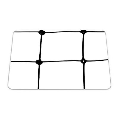 Bonamaison, Tappetino per il mouse rettangolare con stampa digitale, antiscivolo, per ufficio e casa, dimensioni: 22 x 18 cm