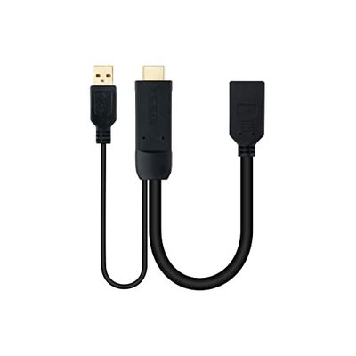 Blendend Conversor HDMI a DisplayPort 20cm, HDMI/M-DP/H; Ideal para conectar Dispositivos con Salida HDMI a monitores con Entrada DisplayPort.