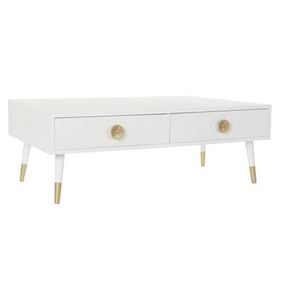 MESA CENTRUM MDF sparren 120X65X42 Mandala Blanco