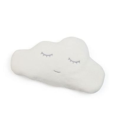GRÜNSPECHT 147-K1 Coussin chauffant, moelleux, pour bébés et tout-petits, en cas de ballonnements et de douleurs abdominales, motif de nuage de pépins de raisin