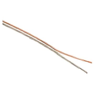Câble audio HI-FI 2x 1,5mm² - Transparent - 10m - Zenitech