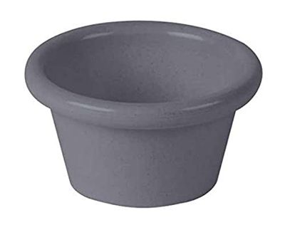 Stalwart MZ20019 Plain Ramekin, Bamboo, 3 oz., Light Grey