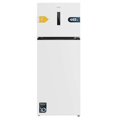 Cecotec Refrigerateur Congelateur Combiné Bolero CoolMarket 2D 465 NF White E. Réfrigérateur 465L, No Frost, écran extérieur avec contrôle électronique et alarme d’ouverture