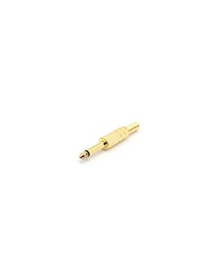 VELLEMAN - CA023 klinkstekker 6,3 mm mono verguld metalen uitvoering * VE: 1 st 609472