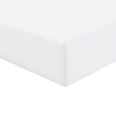 Brentfords Luxe hoeslaken, microvezel, wit, single BRENTWH7001, 91 x 5 x 190 cm