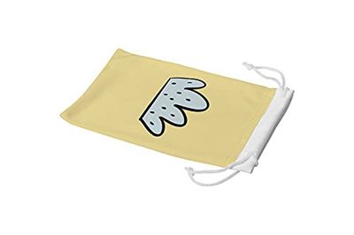 Bonamaison Imprimé Numériquement Lunettes Étui avec Cordon de Serrage, 100% Coton, Sac Lunettes, Pochette à Lunettes, 1 Pièce, Taille: 11x19 Cm